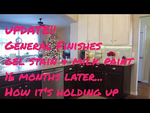 UPDATE!! General Finishes Gel Stain/Milk Paint update 16 months later | DecorSauce