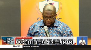 The Consortium of Secondary Schools Alumni Associations of Kenya (COSSAAK) has intensified its push for formal recognition of alumni associations in school governance, calling for representation on boards of management and stronger safeguarding frameworks in learning institutions. #NTVWeekendEdition | NTV Kenya