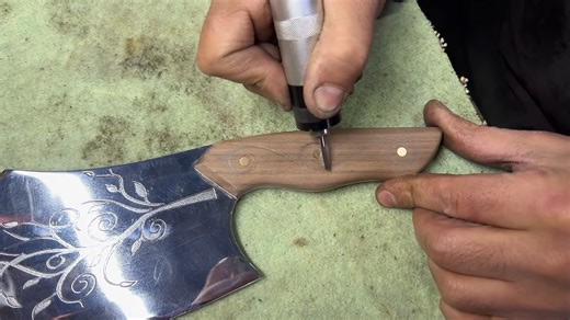 From furnace to finish: Forging a custom steel cleaver