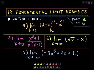 ❖ Lots of Limit Examples, Part 2 ❖