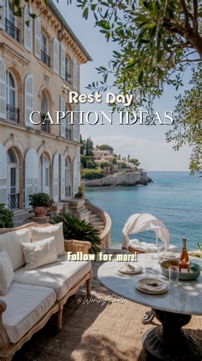 Rest Day Caption Ideas🌿 #restday #restdayfeels #caption | Worthy Finds