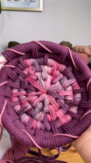 Cre | Coiled Baskets & Fiber Art Instructor on Instagram: "Because this gorgeous basket deserved a little something extra! Can’t wait to show you my completed basket! Follow so you don’t miss it. My site is 25% off! No code needed. Shop the Handy Knots link in my bio #Basketcoiling #basketweaving #basketweave #coiledbasket #coilbasket #coiledtray #basketry #basketryart #basketmaking #basketmaker #craftsposure"