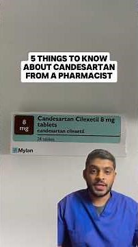 5 things to know about candesartan #shorts #pharmacy #pharmacist