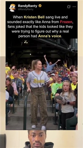 Kristen Bell sounding like Anna from frozen