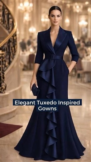 Best Elegant Tuxedo Gowns