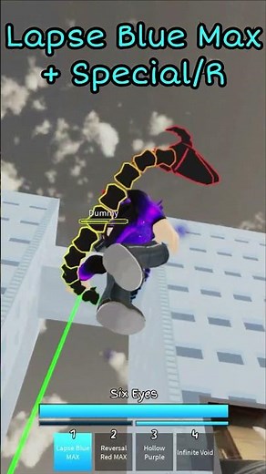 Gojo Move Variants(Awakening Form) in JJS #jjkgame #roblox #gaming #robloxedit #jjs #jjk