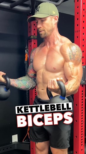 5 Kettlebell Biceps Exercises to Build Bigger Biceps💪🏻 #bicepsworkout | Jtm_fit
