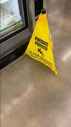 Pop-Up wet floor signs! #safetyfirst #wetfloorsign #janitorial
