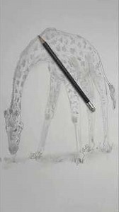 Use your HAND OUTLINE to draw a giraffe 🖐️ ➡️🦒