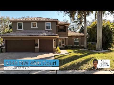 5348 NW 49th Court Coconut Creek, FL --Listed By Marta Alves United Realty