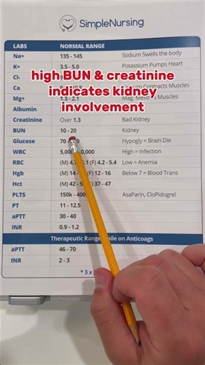 Follow along for more lab reviews! 🥽 #nursing #nclex #nursingschool
