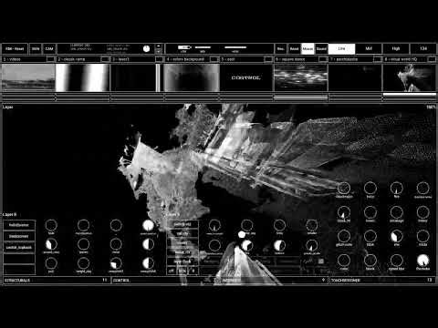 Live visuals & VJ control interface - made on TouchDesigner