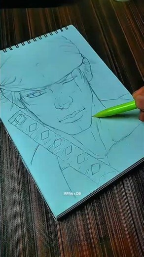 Hyper Realistic Zoro Drawing