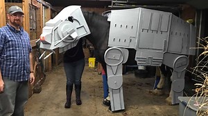 Here's a Horse Wearing an AT-AT Costume — GeekTyrant