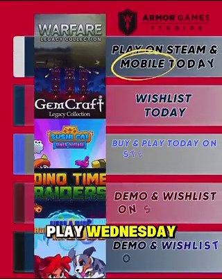⭐ WISHLIST & PLAY WEDNESDAY ⭐More games. More chaos. More to play.Five featured titles and counting.Demos are live. Classics are ready.👉 Play or Wishlist on Steam:https://t.co/COFNpjuwRg#WishlistWednesday #Steam #IndieGames #Gaming #FlashGames