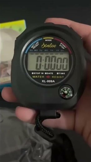Digital Sports Stopwatch Timer with LCD