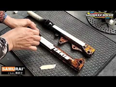 How to repaint front shock like a pro! Easy DIY repainting.