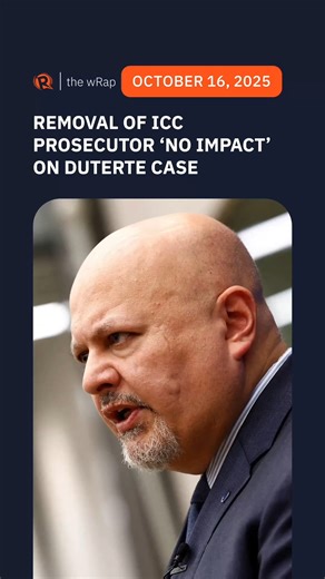 5.9K views · 44 reactions | The International Criminal Court says that the removal of prosecutor Karim Khan from the case against former president Rodrigo Duterte ‘has no impact on the case itself’. The decision to disqualify Khan is due to a ‘number of factors that may give rise to an objectively reasonable appearance of bias’. Full story: https://www.rappler.com/philippines/prosecutors-removal-from-duterte-case-no-impact-icc/ | Rappler | Facebook
