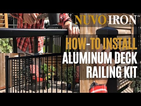 Aluminum Railing Instructions: Deck/Level Rail - How To Video - Nuvo Iron