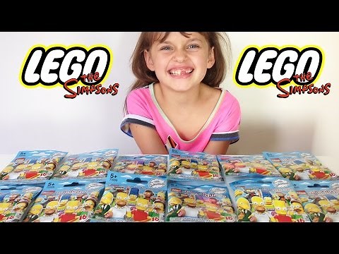 [LEGO SIMPSONS] Minifigures Simpson série 1 - Complete series Minifigures Lego Simpsons series 1