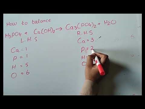 Balancing chemical equation H3PO4+Ca(OH)2=Ca3(PO4)2+H2O