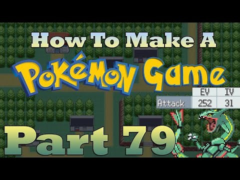 How To Make a Pokemon Game in RPG Maker - Part 79: EV/IV Screen