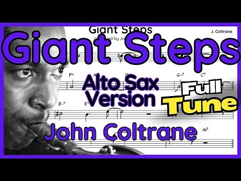 Giant Steps (John Coltrane) Alto Sax Version in Eb