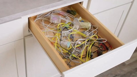 Self-Gripping Cable Ties by Wrap-It Storage, Multi-Color, 40 Pack (5 Inch and 8 Inch Straps) – Reusable Hook and Loop Cord Keeper, Cable Wrappers for Cord Management and Home Office Desk Organization