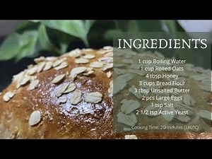 Healthy Oatmeal Bread