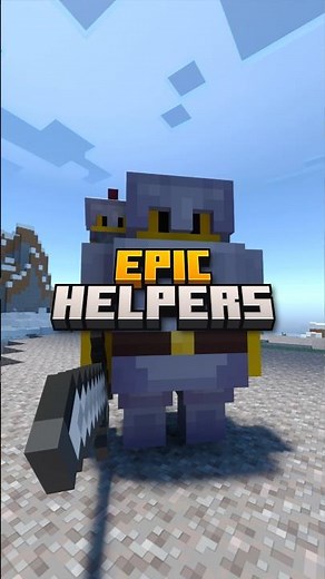 EPIC HELPERS 🎭 #minecraft #bedrock #addon #new #marketplace #epic #helpers #alecstry