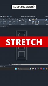 179K views · 1.6K reactions | STRETCH #autocad #autocadtips #autocadtutorial #autocad2d | Roma Ingeniería | Facebook