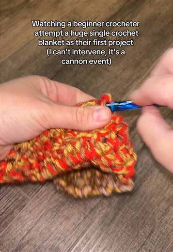 Beginner Crocheter Tackles First Huge Blanket Project