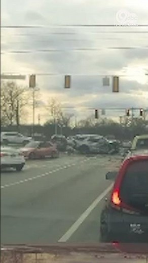 Caught on dashcam: Driver causes 7-car wreck in Catoosa County, Georgia; 3 hospitalized