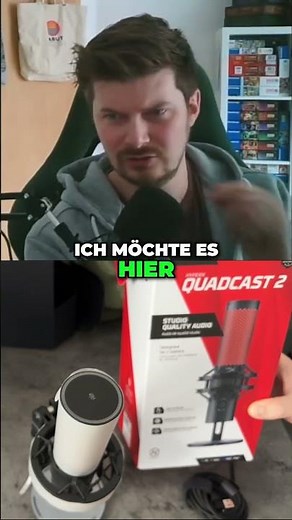 HyperX Quadcast microphone setup: How to set up my microphone correctly! #shorts