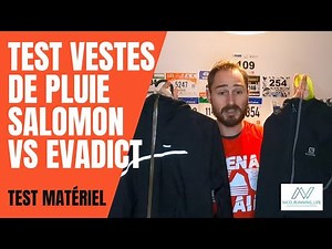 Test Matériel : Veste de pluie imperméable Salomon Bonatti Vs Evadict ( Decathlon )