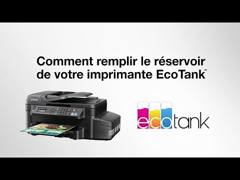 Comment remplir le réservoir de votre imprimante EcoTank