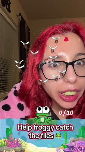 Help froggy catch the fly #frog #game #filter #filterchallenge