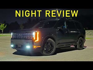 LUXURY LIGHTING! -- The LOADED 2027 Kia Telluride Lights up the Night! (Headlights & More!)