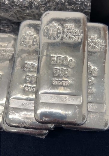 Silver stackers whose missing one of these bars? 🔥👇 #silver #silverbar #SilverStacking #bullion