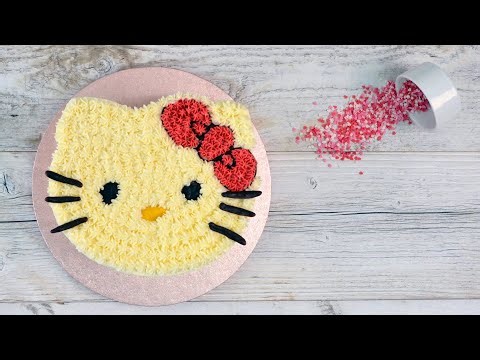 Easy Hello Kitty cake Tutorial