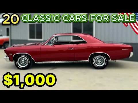 20 Cheap Classic Cars Sale — Buy Direct from Owners!!