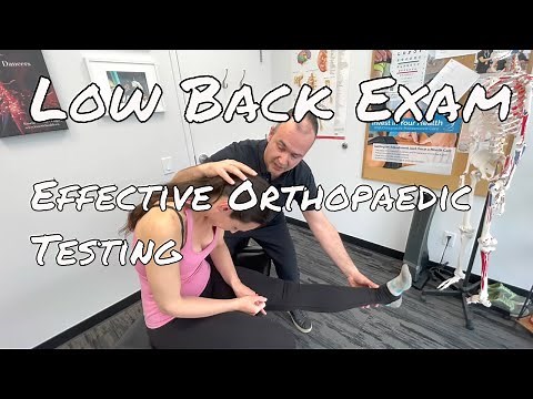 Low Back Examination - Effective Orthopaedic Testing