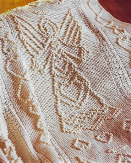 Tunisian Crochet Blanket Pattern: Angel Hearts Afghan (PDF Download) - Etsy