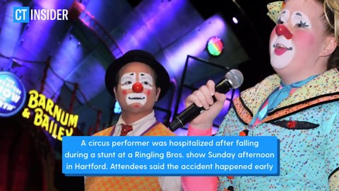 Circus performer hospitalized after accident at Ringling Bros. show in Hartford