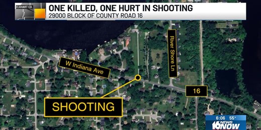 1 dead, 1 seriously injured after shooting in Elkhart County