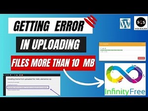GETTING ERROR IN UPLOADING FILES ON INFINITY FREE | HOW TO UPLOAD FILE ON INFINITY FREE#infinityfree
