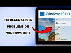 How To Fix Black Screen Problems On Windows 10/11 | Reset Graphics Drivers On PC 2026