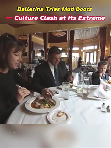 Ballerina Tries Mud Boots — Culture Clash at Its Extreme#fypシ゚viral#Video #viral #us #tvstar