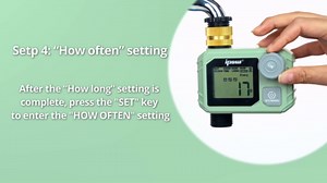 IPOW 100% Brass Swivel 24 Hours Duration Sprinkler Timer 3 Automatic Watering Mode for Garden Hose with Rain Delay/Manual Mode, IP65 Waterproof Digital Irrigation System for Lawns,1 Outlet