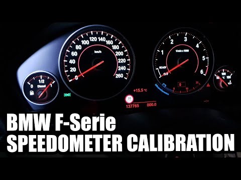 Speedometer Calibration After Tire Change | BMW F Series